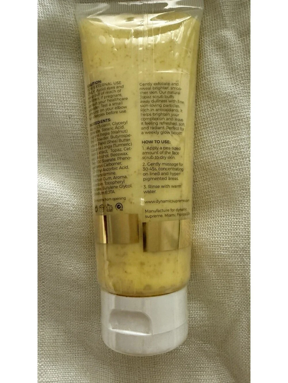 Dynamic Gemstone Topaz Radiance Brightening Facial Scrub 120ml NEW Sealed